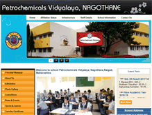 Tablet Screenshot of petrochemicalsvidyalaya.com